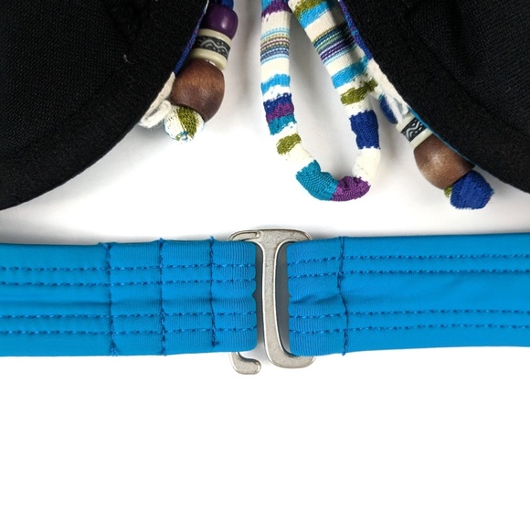 Lucky Brand Bikini Top Petite Fringes Small NWOT - Picture 6 of 8